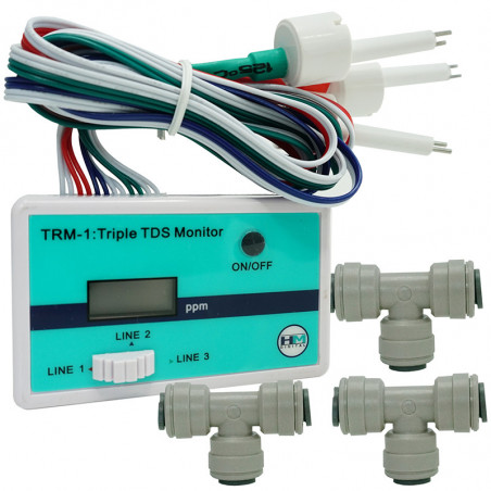 TRM1 HM Digital miernik tds trzy sondy potrójny