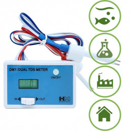 DM1 HM Digital TDS meter two probes dual | MojaWoda.com