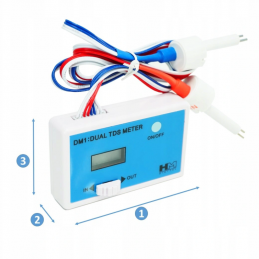 DM1 HM Digital merací prístroj tds dve sondy dvojité | MojaVoda.com