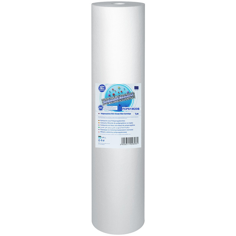 FCPS1M20B Aquafilter vložka 1 mikron BIG BLUE 20" | MojaWoda.com