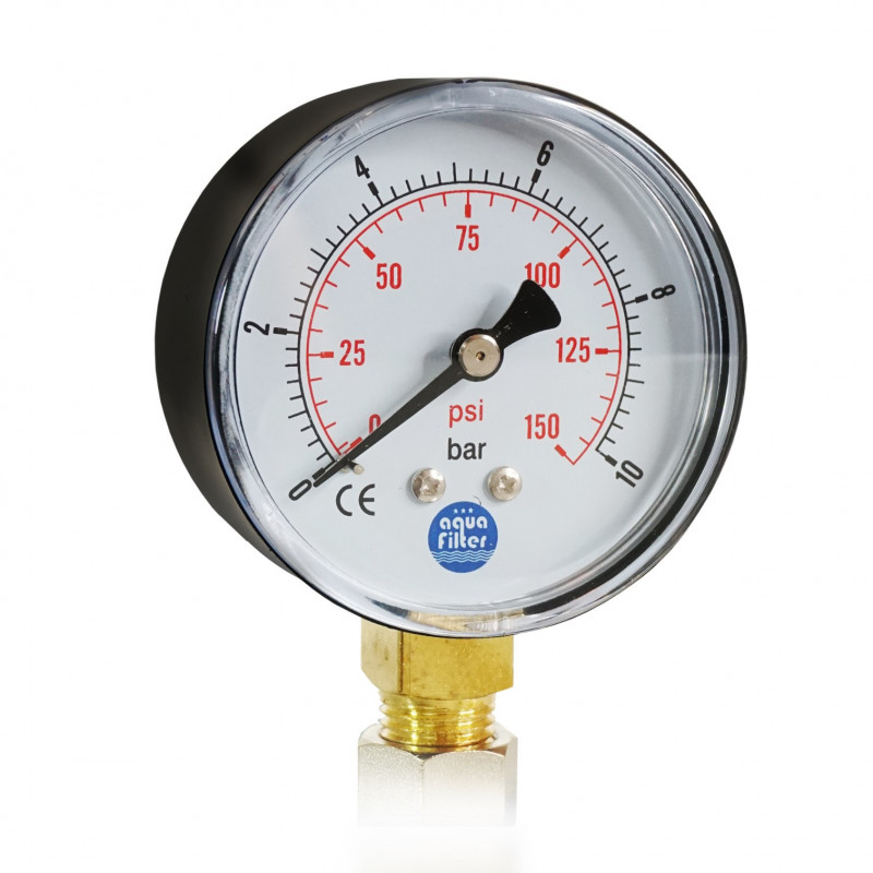 KCGA-1 Aquafilter pressure gauge manometer 1/4 10bar | MojaWoda.com KCGA-1 Aquafilter pressure gauge manometer 1/4 10bar | MojaWoda.com