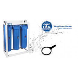 HHBB20B Aquafilter triple big blue 20" water filter | MojaWoda.com