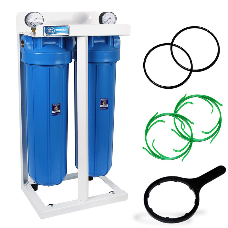 HHBB20A Aquafilter double big blue 20" water filter | MojaWoda.com