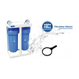 HHBB10A Aquafilter double big blue 10" water filter | MojaWoda.com