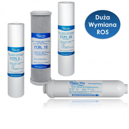 Komplet wkładów Aqua Vita serwis roczny RO5