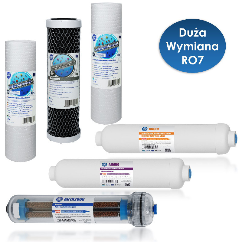 Komplet wkładów Aquafilter serwis roczny RO7 AIFIR2000 | MojaWoda.com Komplet wkładów Aquafilter serwis roczny RO7 AIFIR2000 | MojaWoda.com