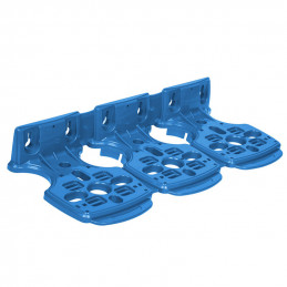 FXBR3-B complete triple blue plate set | MojaWoda.com