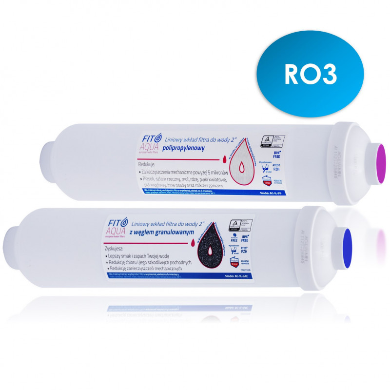 Kompletní sada náplní FITaqua pro filtr RO3 | MojaWoda.com