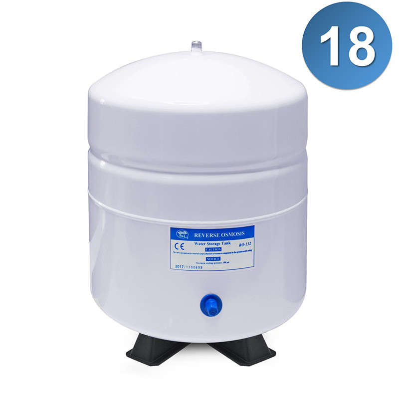 Металевий бак 18L для фільтра води | MojaWoda.com