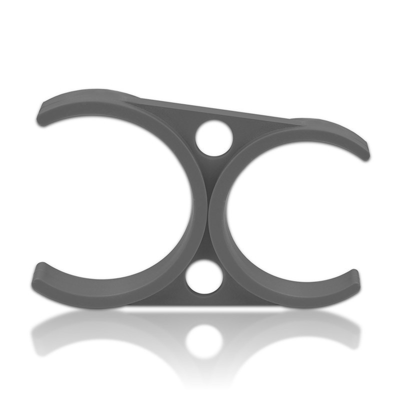 Двійний тримач сірий 2" x 2,5" | MojaWoda.com
