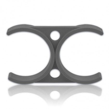 Šedý dvojitý držák 2,5" x 2,5"