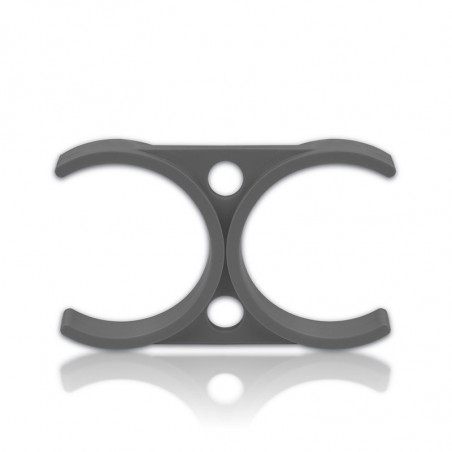 Gray double handle 2" x 2"