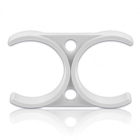 Двійний тримач білий 2,5" x 2,5"