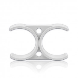 Двійний тримач білий 2" x 2" | MojaWoda.com