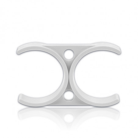 White double handle 2" x 2"