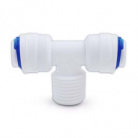 A4MBT4-W tee connector 1/4T x 1/4GZ x 1/4T