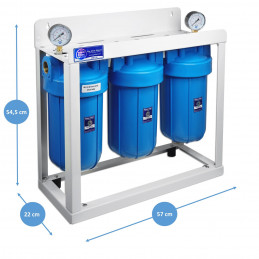 HHBB10B Aquafilter filtr wody potrójny big blue 10" | MojaWoda.com