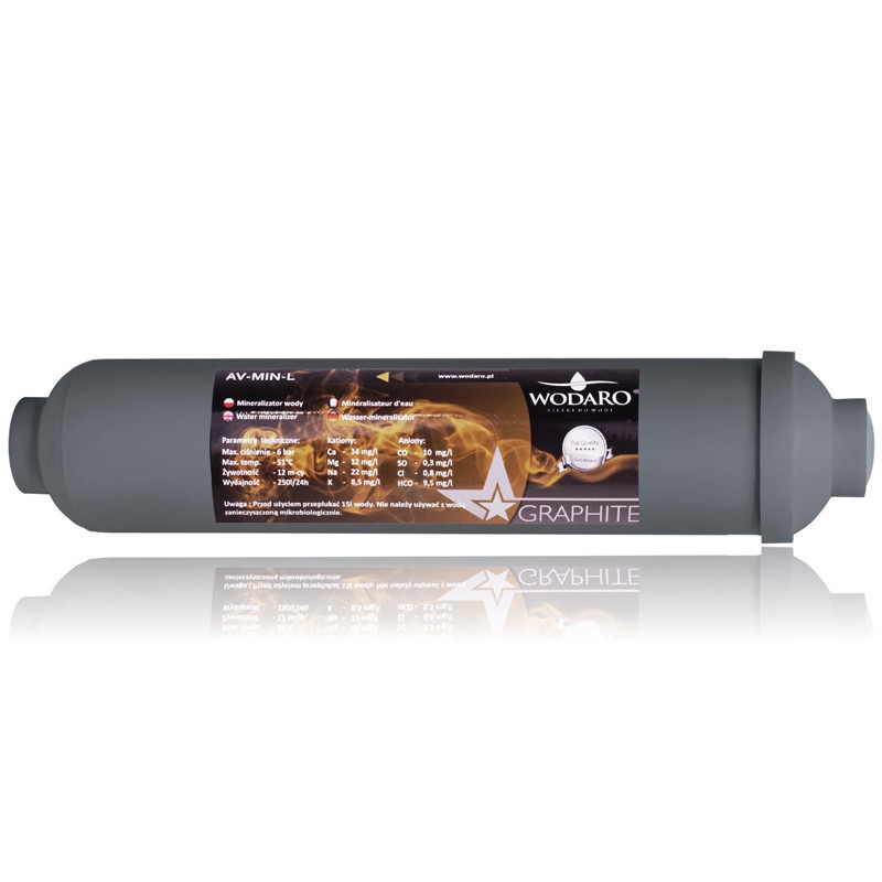 AV-MIN-L waterRO GRAPHITE linear insert mineralizer | MojaWoda.com