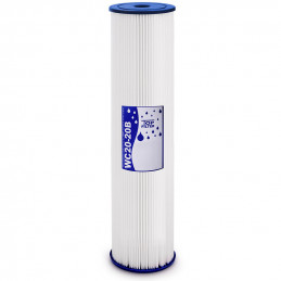WC20-20B Top Filter accordion insert BIG BLUE 20" | MojaWoda.com