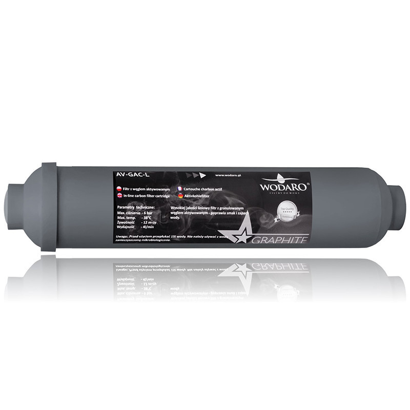 AV-GAC-L wodaRO GRAPHITE wkład węglowy liniowy | MojaWoda.com AV-GAC-L wodaRO GRAPHITE wkład węglowy liniowy | MojaWoda.com