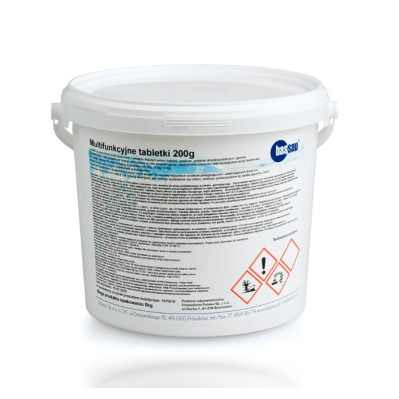 Multifunkčné tablety 200g do bazéna 5kg