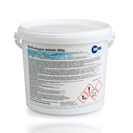 Multifunkční tablety 200g do bazénu 5kg
