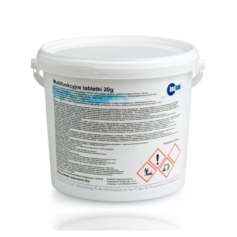 Multifunkčné tablety 20g do bazéna 5kg