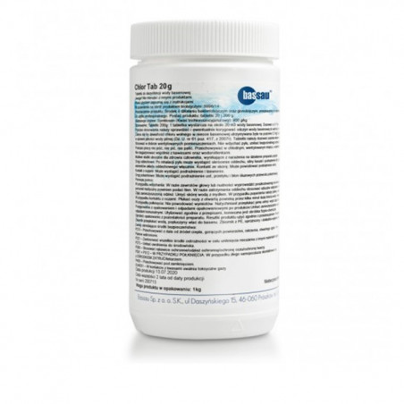 Chlor Tab Tablety 20g do bazénu 1kg