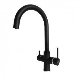 BERG kuchyňská baterie čtyřcestná černá | MojaWoda.com