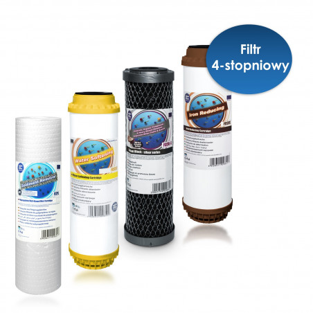 Komplet wkładów Aquafilter FCPS20 FCCST FCCBL-S FCCFE