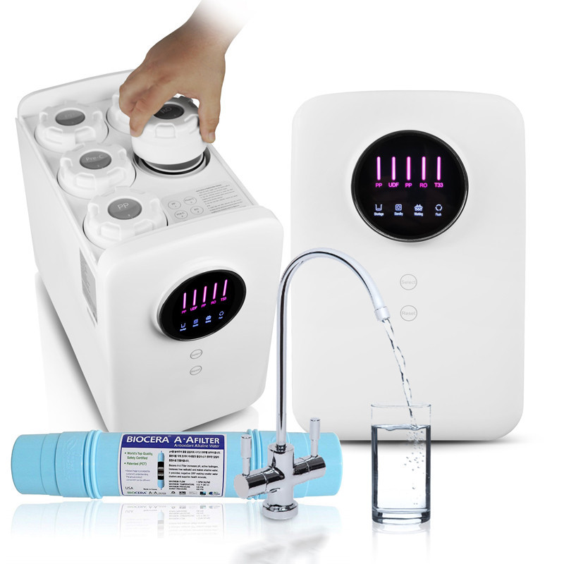 RO400 Filtr vody bez nádrže reverzní osmóza + Biocera | MojaWoda.com