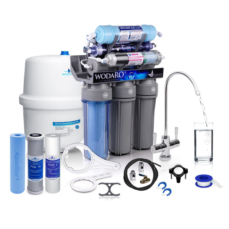 RO9 vodaRO Graphite BIOCERA REDOX filtr vody osmóza | MojaWoda.com