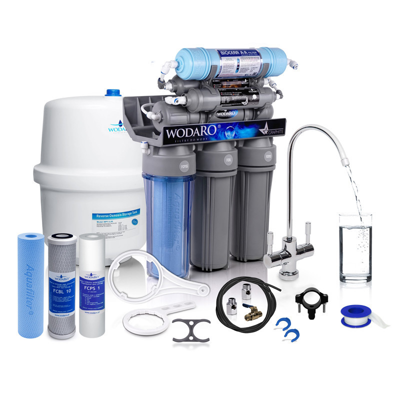 RO7 водаRO Graphite BIOCERA іонізатор редокс фільтр | MojaWoda.com