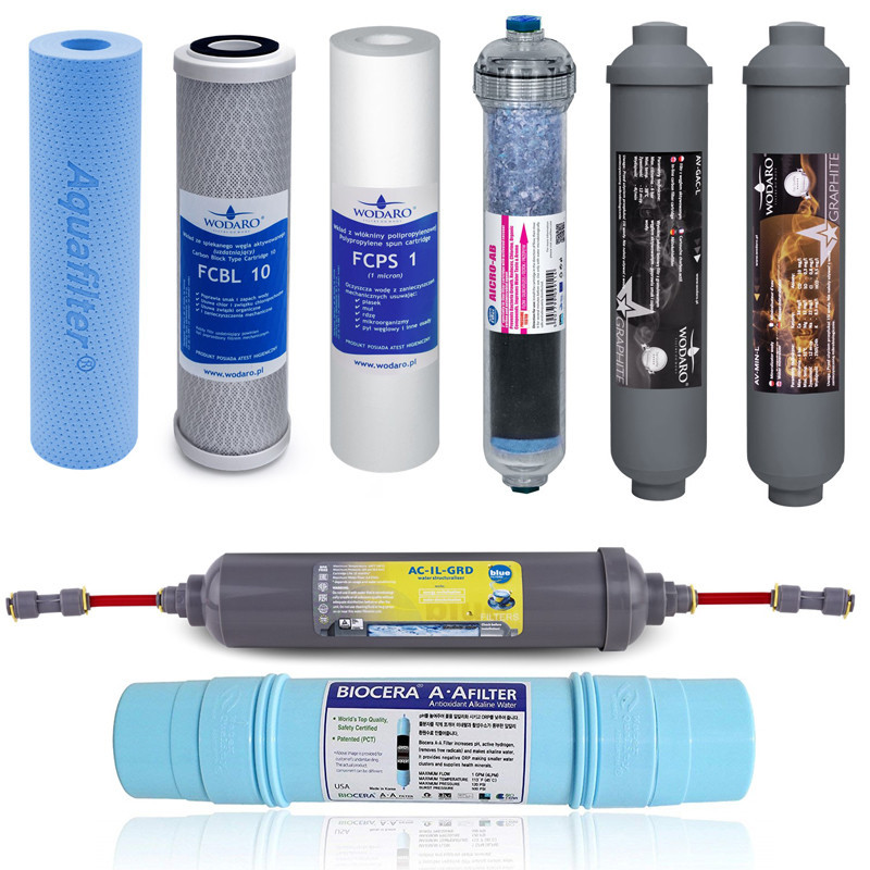 Kompletní sada filtrů vodaRO servis po 24 měsících RO10 GOLD | MojaWoda.com