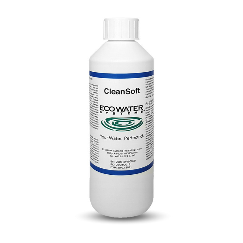 CleanSoft Preparat płyn do czyszczenia zmiękczaczy wody | MojaWoda.com CleanSoft Preparat płyn do czyszczenia zmiękczaczy wody | MojaWoda.com