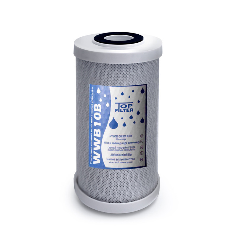 WWB10B Top Filter carbon cartridge BIG BLUE 10" | MojaWoda.com