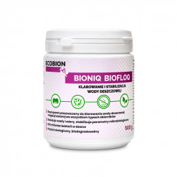 Bioniq Biofloq Prípravok na čistenie dažďovej vody 500g | MojaVoda.com
