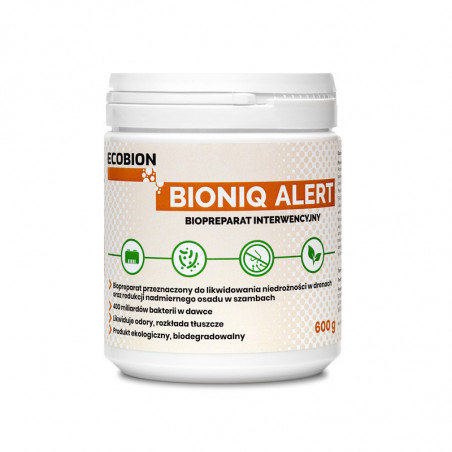 Bioniq Alert Přípravek na uvolnění drenáže 600 g