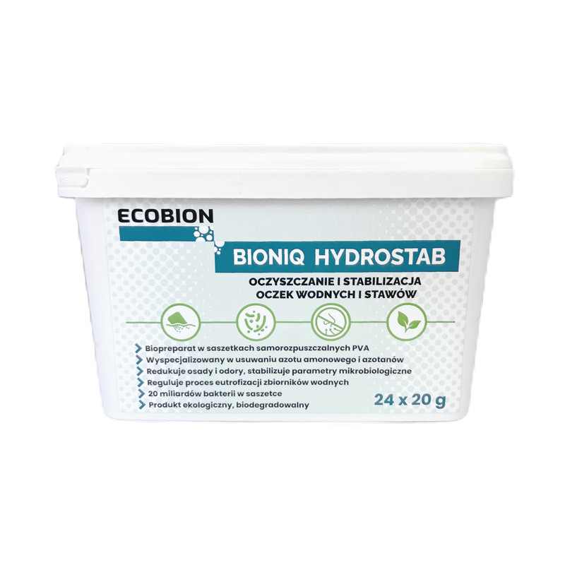 Bioniq Hydrostab Preparat do oczka wodnego stawu | MojaWoda.com Bioniq Hydrostab Preparat do oczka wodnego stawu | MojaWoda.com