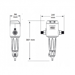EcoWater SMART Automatický predfilter vody s spätným preplachovaním