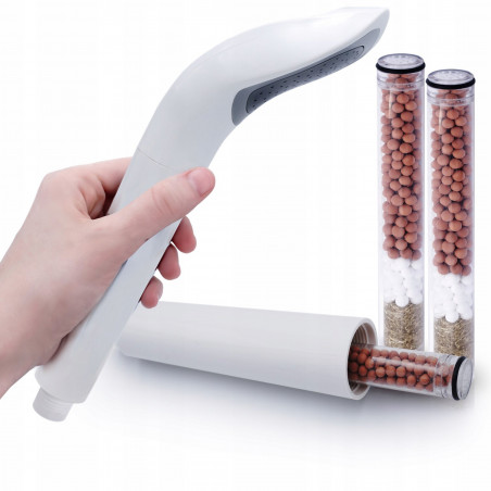 SHOWER FILTER HEAD FHSH-8-CW + CARTRIDGES