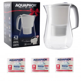 4.2L Filter Jug + 3 Filter Cartridge - COMPATIBLE with Dafi Brita Unimax