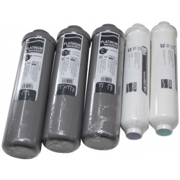 PLATINUM WATER CARTRIDGES FILTERS LARGE EXCHANGE NEW line replacement Blue Filters