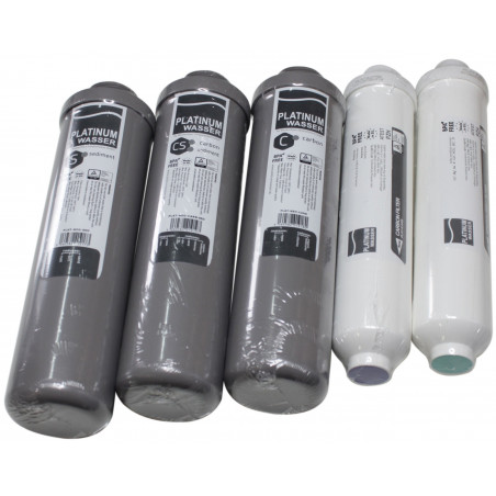 PLATINUM WATER CARTRIDGES FILTERS LARGE EXCHANGE NEW line replacement Blue Filters