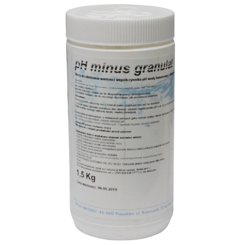 Granules for Reducing pH Value