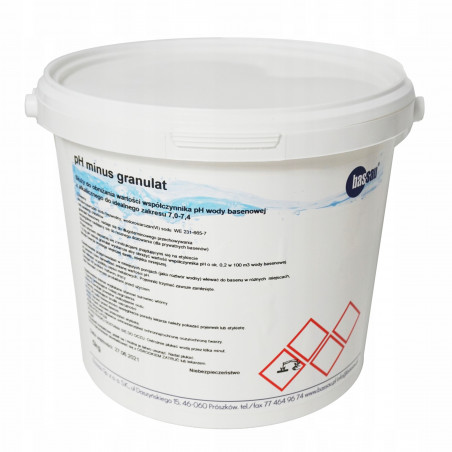 CHEMIA BASENOWA PH MINUS GRANULAT DO BASENU 5KG