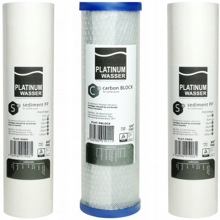 Platinum Cartridge Set WASSER Water Filters