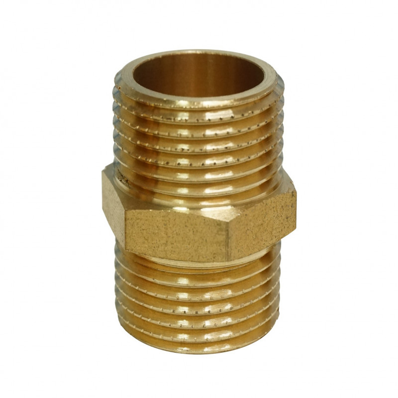 BRASS NIPPLE 1/2''