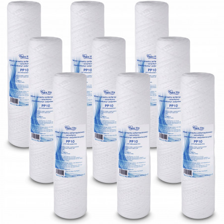 PP10 String filter cartridge for AquaVita water 9 pcs.