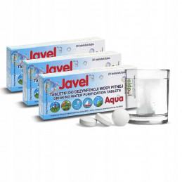 3x Water Purification Tablets JAVEL for Well Water